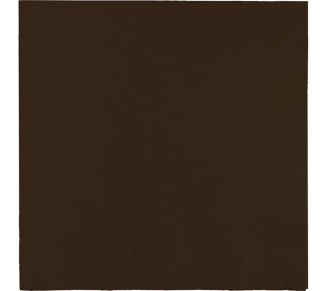 Club Pack of 900 Classic Jet Black 2-Ply Paper Party Lunch Napkins 6.5"