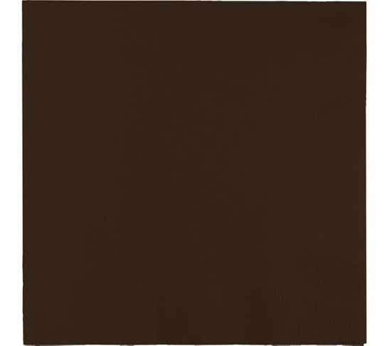 Club Pack of 900 Classic Jet Black 2-Ply Paper Party Lunch Napkins 6.5"