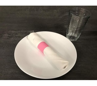 Raise Self-Adhesive Napkin Bands (6" x 1.5") (Watermelon Pink, Pack of 20,000)