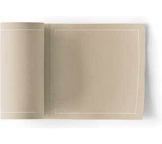 Cocktail Napkins, Reusable Cotton Napkins on a Roll 4.5 x 4.5 IN (100 Napkins, Sand)