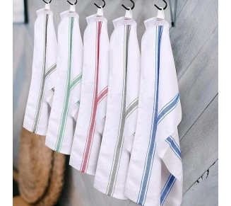 Green Dish Towels [300 Pack - 15 x 25 Inches] 100% Ring Spun Cotton Highly Absorbent & Reusable Cleaning Bar, Tea, Kitchen and Dishcloths Set - 200 GSM