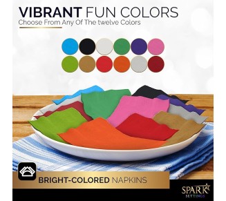 Cocktail Napkins Disposable, Silver Beverage Napkins Soft and Absorbent Paper Napkins for Dinner, Party, Wedding, Or Every Day Use, 5” x 5” 2 Ply Party Napkins, Pack of 100 - By 