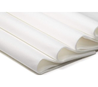 OCCASIONS 640pcs set (80 Guests)-Heavyweight Wedding Party Disposable Plastic Plate Set -80 x 10'' + 80 x 7'' + Gold Silverware + Cups + Napkins (Coastal Plain Clear)