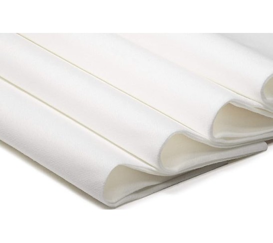 OCCASIONS 640pcs set (80 Guests)-Heavyweight Wedding Party Disposable Plastic Plate Set -80 x 10'' + 80 x 7'' + Gold Silverware + Cups + Napkins (Coastal Plain Clear)