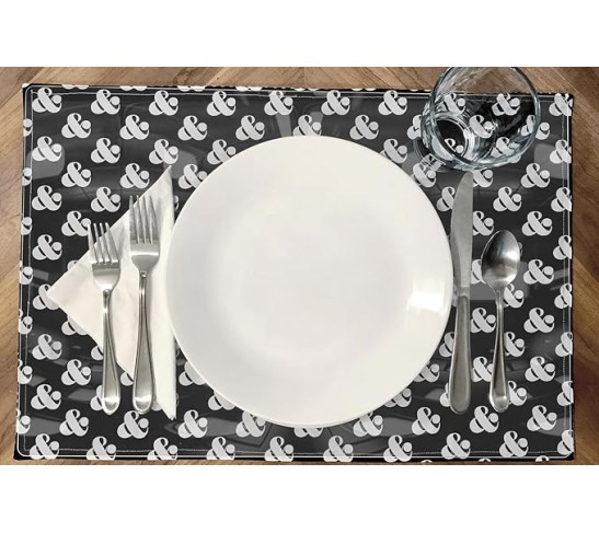 Clear Placemats Set of 6, USA Made, Safe, 13 x 19 Inch Oval, 2mm Thick Ultra Clear Smooth Vinyl, Table Mats, Plastic Placemats for Kitchen Table, Dry Erase Place Mat