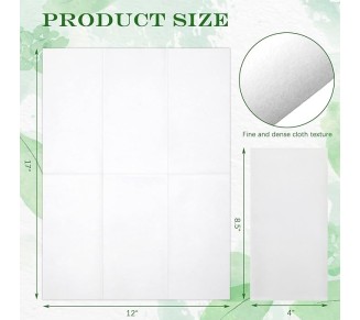 1200 Disposable Hand Towels Bulk Linen Paper Guest Towels 12 x 17 Inch White Paper Bathroom Hand Napkins, Dinner Napkins, Wedding Napkins for Bathroom Party Wedding Events (White)