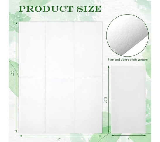 1200 Disposable Hand Towels Bulk Linen Paper Guest Towels 12 x 17 Inch White Paper Bathroom Hand Napkins, Dinner Napkins, Wedding Napkins for Bathroom Party Wedding Events (White)